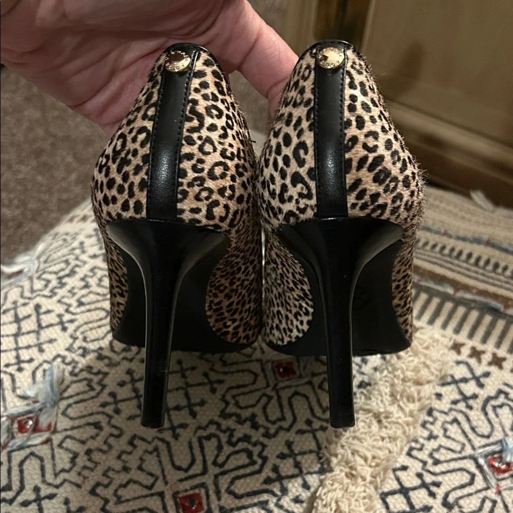 Michael Kors Leopard Print Heels - Picture 3 of 9